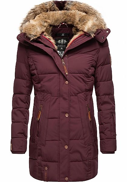 Marikoo Wintermantel "Lieblings Jacke" stylischer Winter Steppmantel m. Kun günstig online kaufen