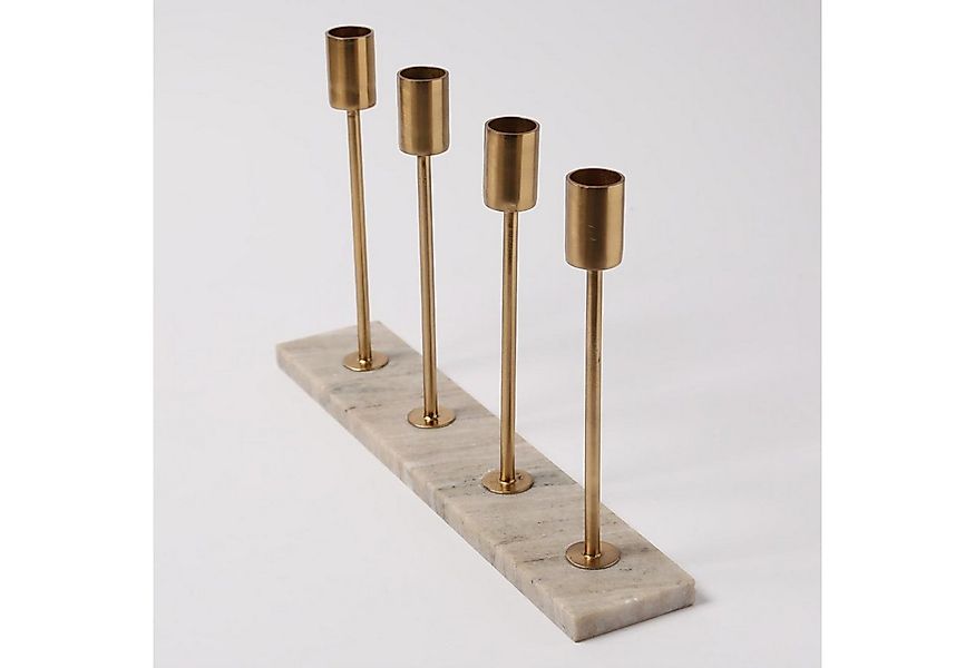 MARELIDA Kerzenhalter Stabkerzenhalter Kerzenständer Marmor Kerzenhalter Ad günstig online kaufen