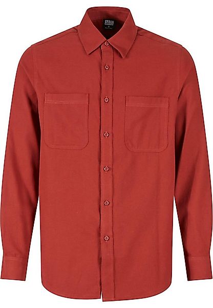 URBAN CLASSICS Langarm-Poloshirt Urban Classics Herren Flanell Shirt (1-tlg günstig online kaufen