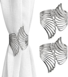 BYSURE Raffhalter, (2-tlg), Vorhang-Raffhalter, Metall, Vorhangschnallen, günstig online kaufen
