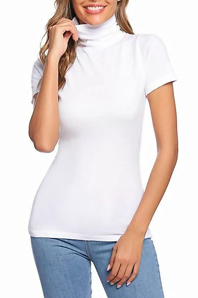Orient Phoenix Shirtbluse T-Shirt Damen,Shirt Top,Kurzarmbluse,Rollkragenob günstig online kaufen