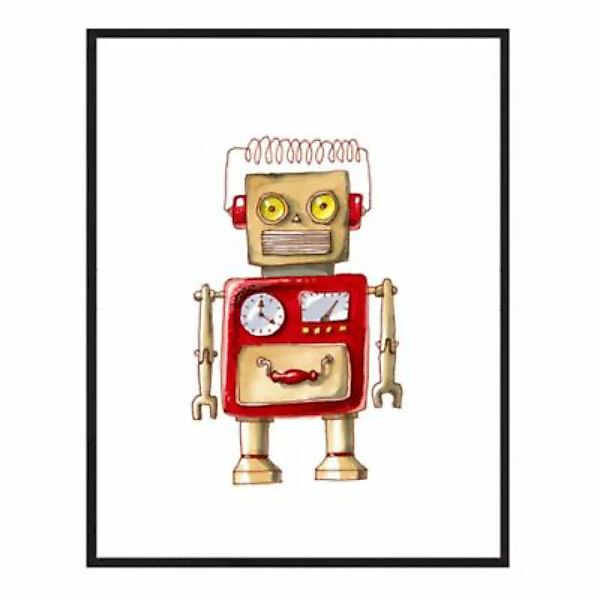 Any Image Wandbild Roboter schwarz Gr. 30 x 40 günstig online kaufen