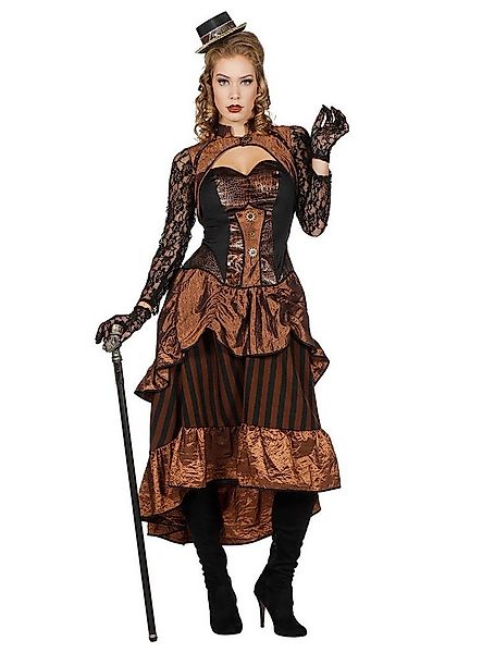 Metamorph Kostüm Steampunk Lady Victoria Kostüm, Höchst elegantes Steampunk günstig online kaufen