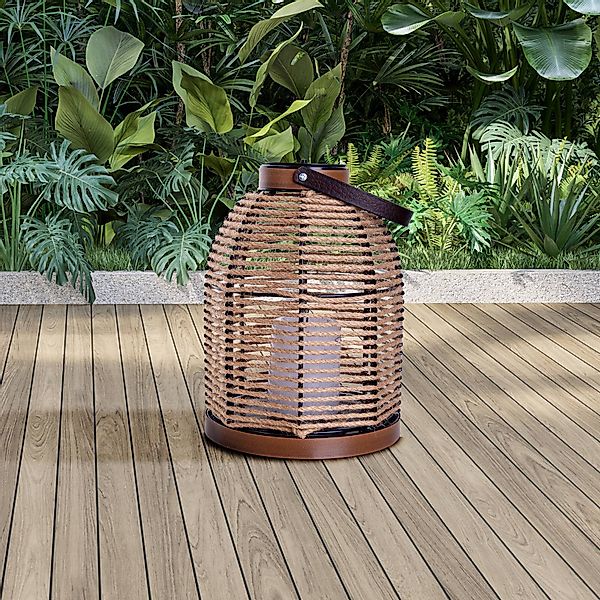 näve LED Solarleuchte "Korbinian" 1 Stk. Warmweiß Schnurbespannung, Haltegr günstig online kaufen