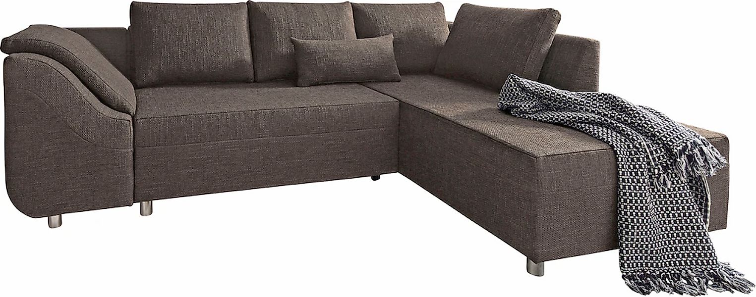 COLLECTION AB Ecksofa "Sally L-Form" mit und ohne Bettfunktion, inklusive l günstig online kaufen
