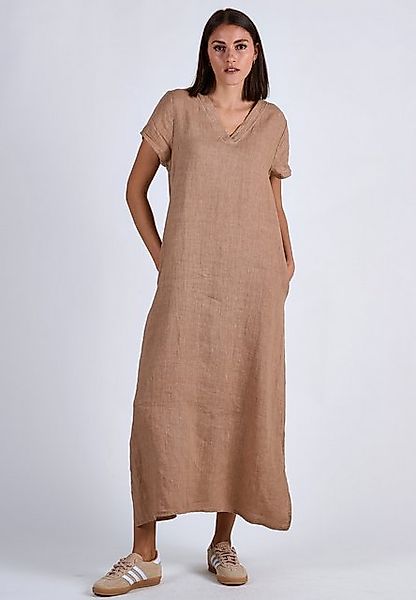Andijamo-Fashion Maxikleid LINEN FLOW Locker geschnittenes Maxikleid günstig online kaufen