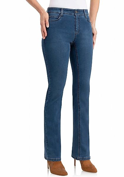 wonderjeans Bootcut-Jeans Figurbetonte Form mit leicht ausgestelltem Bein günstig online kaufen