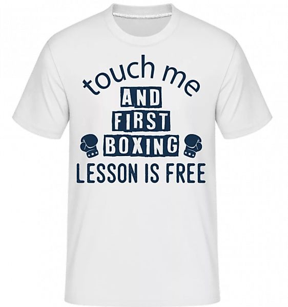 Free Boxing Lessons · Shirtinator Männer T-Shirt günstig online kaufen