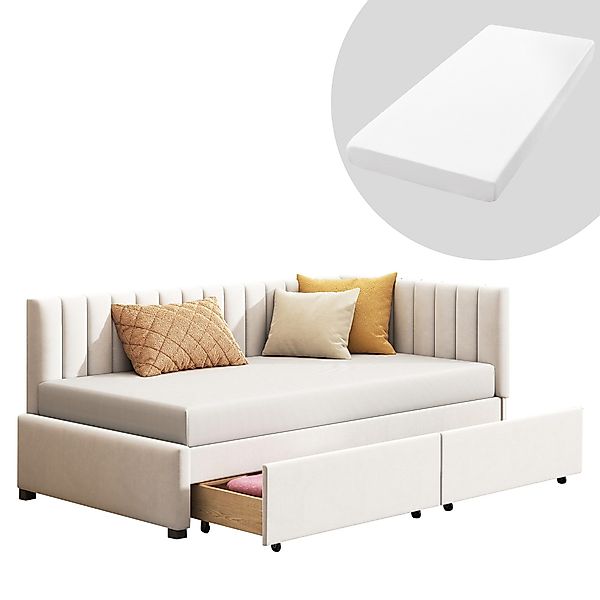 HAUSS SPOLE Schlafsofa 90x200 mit 2 günstig online kaufen