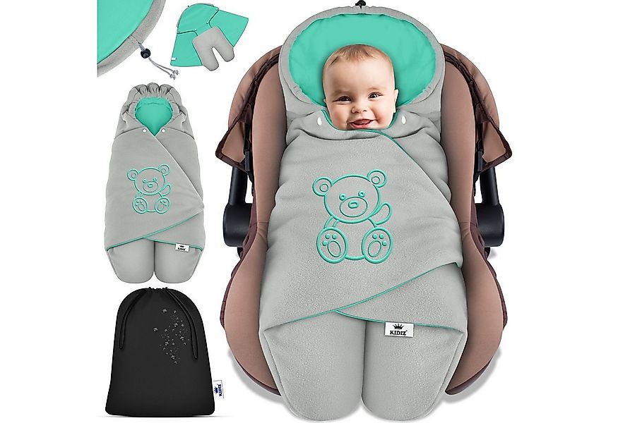 KIDIZ Deckenschlafsack, Baby Einschlagdecke mit Tasche für Winter & Herbst günstig online kaufen
