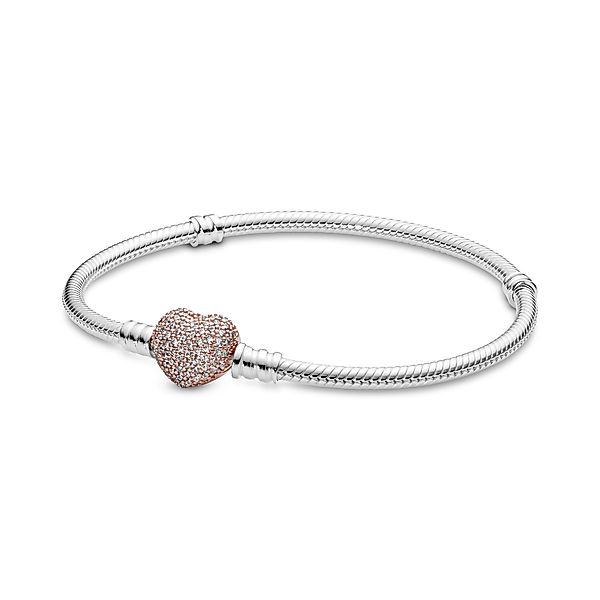 Pandora Wickelarmband Set Armband mit Pavé-Herzverschluss günstig online kaufen