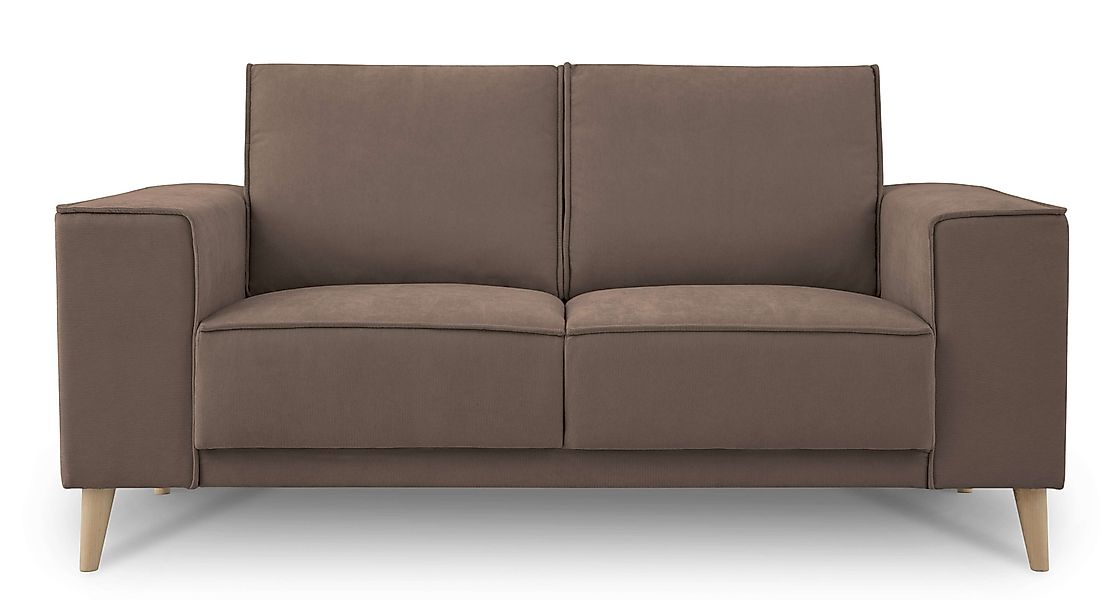 OTTO home 2-Sitzer »Oland Skandi, weicher Chenille-Stoff« 164 cm, Wellenunt günstig online kaufen