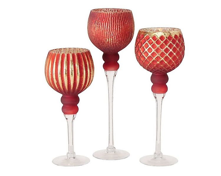 BOLTZE Windlicht Minou Windlicht rot 35 cm (1 Stück) günstig online kaufen