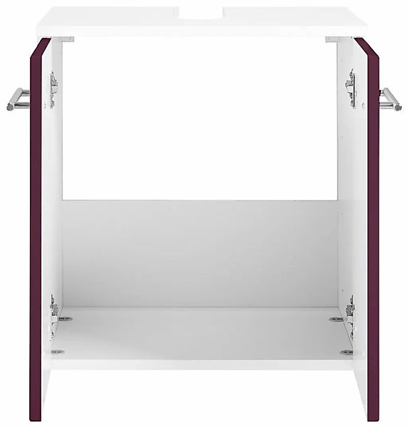 welltime Waschbeckenunterschrank "Venedig" Badmöbel in verschiedenen Farben günstig online kaufen