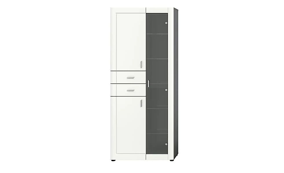 Vitrine  Laporano ¦ weiß ¦ Maße (cm): B: 80 H: 194 Schränke > Vitrinen - Hö günstig online kaufen