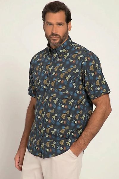 JP1880 Kurzarmhemd Hemd Halbarm Allover Print Buttondown-Kragen günstig online kaufen
