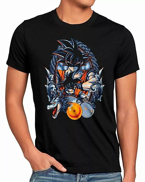 style3 Print-Shirt Herren T-Shirt Super Warrior super dragonball z gt songo günstig online kaufen