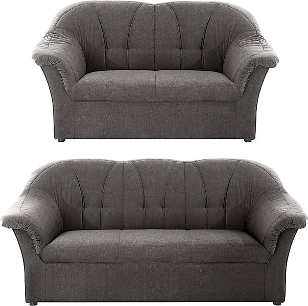 DOMO collection Polstergarnitur "Pegnitz" Set, 3-Sitzer & 2-Sitzer-Set günstig online kaufen