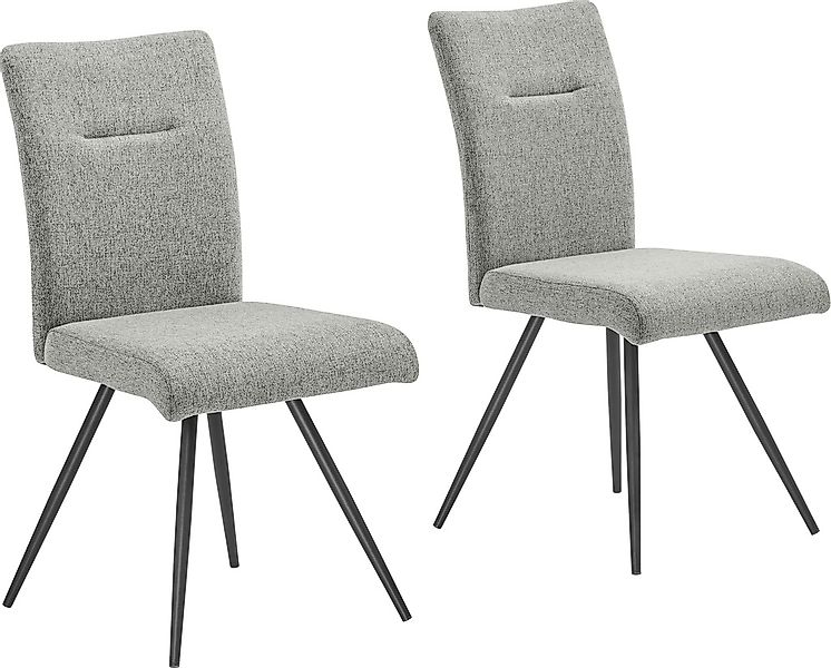 OTTO home 4-Fußstuhl "Tayz" (Set) Struktur (100% Polyester) mit Struktursto günstig online kaufen