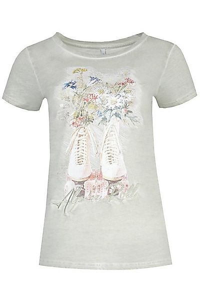 MarJo Trachtenshirt Trachtenshirt Damen - MILA - edelweiß, smooth pistachio günstig online kaufen