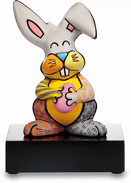 Goebel "Figur Romero Britto - ""Grey Rabbit""" bunt günstig online kaufen