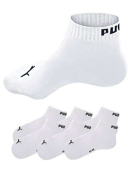 PUMA Kurzsocken PUMA UNISEX QUARTER PLAIN 6P ECOM (6-Paar, 6 Paar) mit Ripp günstig online kaufen