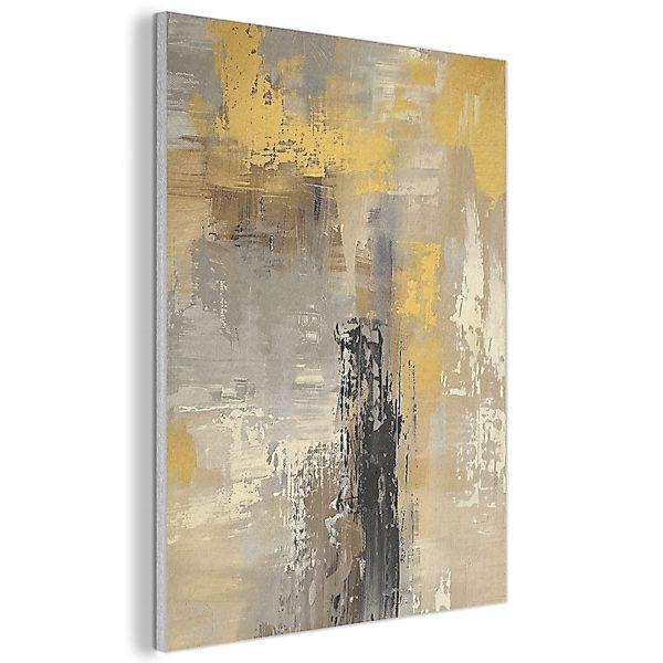 MuchoWow Gemälde Abstrakt - Gelb - günstig online kaufen