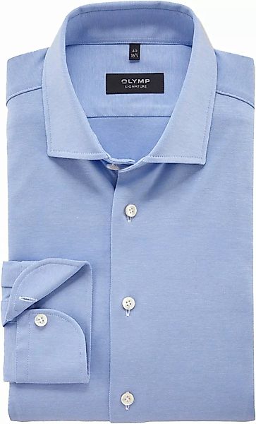 OLYMP Signature Hemd Jersey Hellblau - Größe 44 günstig online kaufen