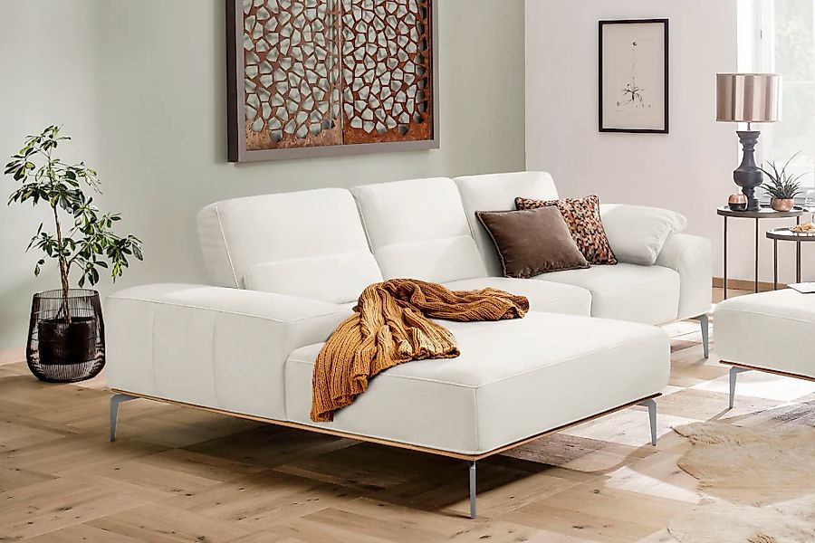 W.SCHILLIG Ecksofa "run, Designsofa mit tollem Sitzkomfort, L-Form", mit el günstig online kaufen