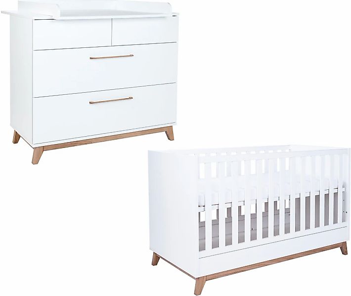 arthur berndt Babymöbel-Set "Babyzimmer Set "Lina" 2-teilig", (Spar-Set, 2 günstig online kaufen