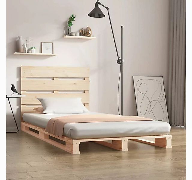 vidaXL Bett, Massivholzbett ohne Matratze 100x200 cm Kiefernholz günstig online kaufen