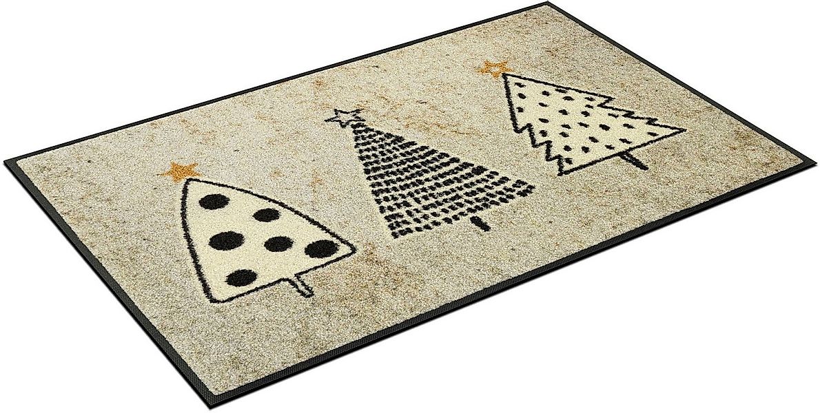 wash+dry by Kleen-Tex Fußmatte Silent Night, rechteckig, Höhe: 7 mm günstig online kaufen