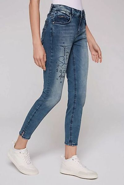 SOCCX Slim-fit-Jeans, mit verkürztem Bein günstig online kaufen