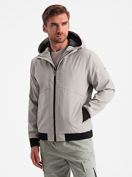 OMBRE Regenjacke Leichte Herrenjacke mit Kapuze günstig online kaufen