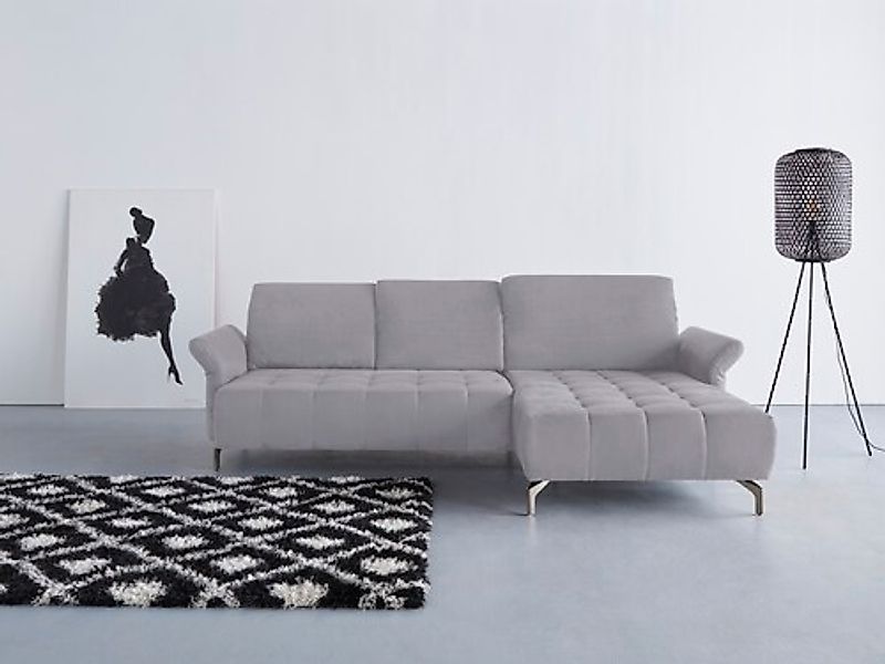 Home affaire Ecksofa »Fresh L-Form« Federkern, wahlweise Kopfteilverstellun günstig online kaufen