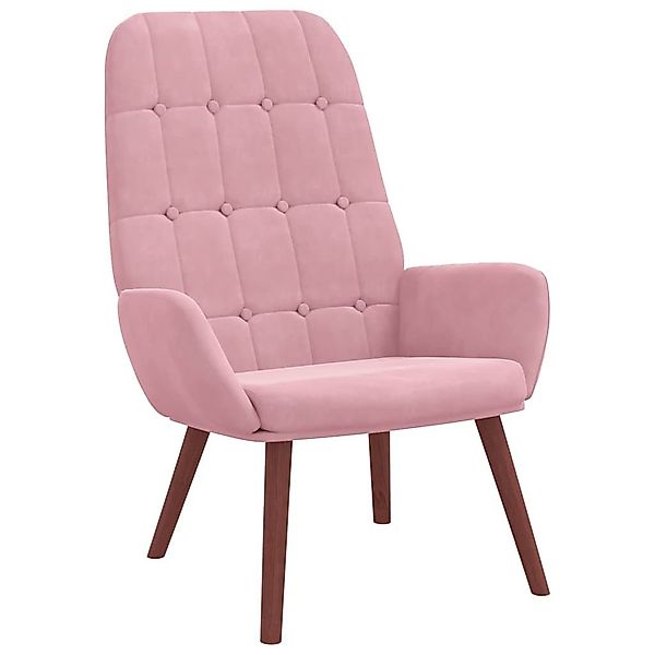 vidaXL Sessel Relaxsessel Rosa Samt (1-St) günstig online kaufen