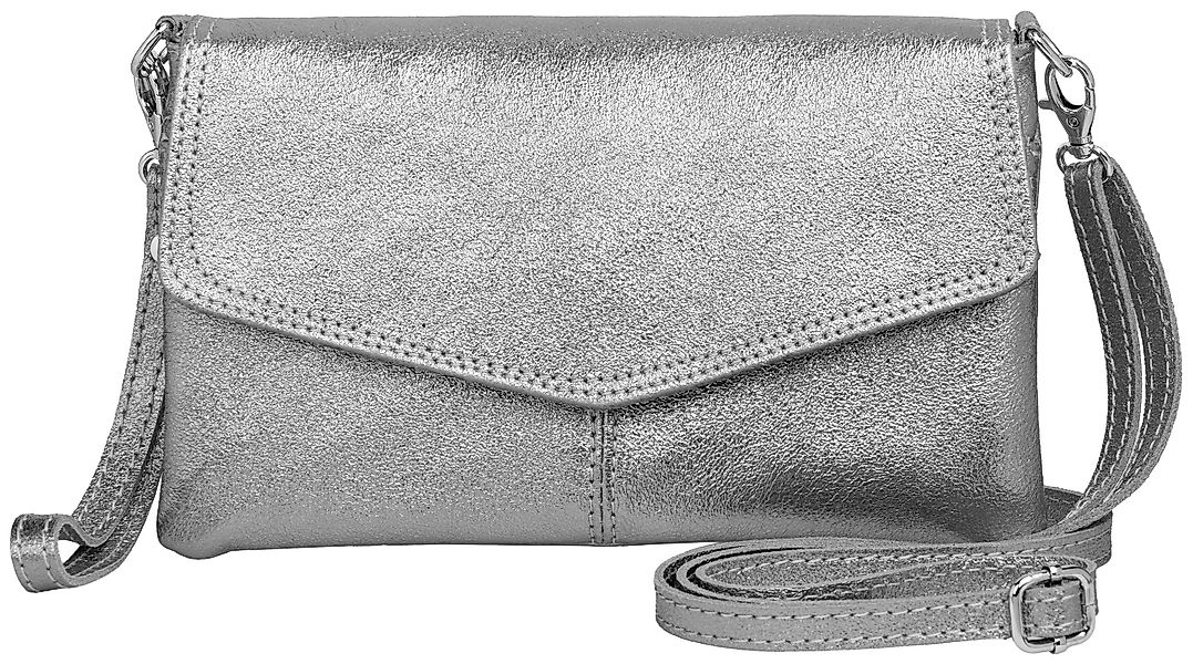 Caspar Clutch Abendtasche Leder Damen Umhängetasche günstig online kaufen