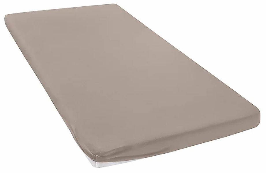 my home Spannbettlaken »Litschi«, für Topper auf Boxspringbetten geeignet, günstig online kaufen