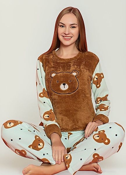fashionshowcase Pyjama Damen Schlafanzug Set aus günstig online kaufen