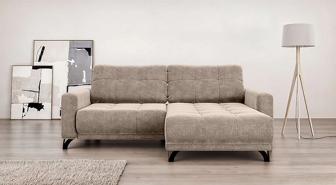 INOSIGN Ecksofa "FAIRVIEW mit verstellbaren Rückenlehne, Maße B/T/H: 234/17 günstig online kaufen
