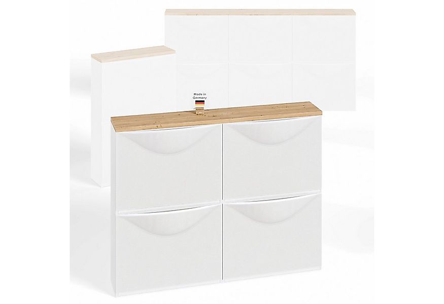 Clutter Cover Abdeckplatte für Trones Schuhschrank, Holzplatte im Stil Eich günstig online kaufen
