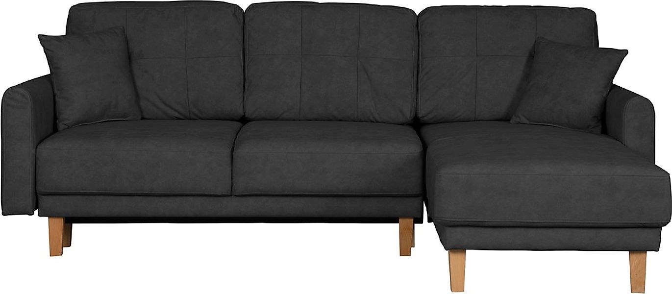 Home affaire Ecksofa »TRIPLO optionale Schlafsofa mit Bettkasten, Maße B/T/ günstig online kaufen