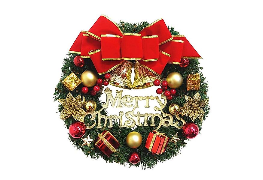 Kunstkranz Weihnachtsdeko Weihnachtskranz 30cm, Türkranz Weihnachten, Coono günstig online kaufen