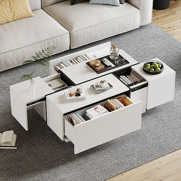 HAUSS SPOLE Couchtisch mit Hochglanzoptik, 4 günstig online kaufen