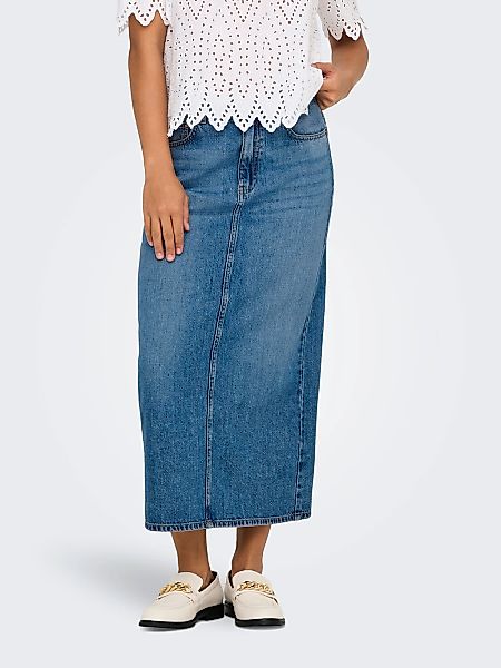 ONLY Jeansrock "ONLLUMI – Jeansrock mit Rückenschlitz für moderne Looks", m günstig online kaufen