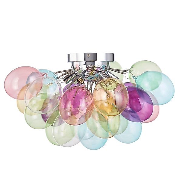 Lucande Deckenlampe Diborah 10013064 Design Modern aus Glas 6-flammig G9 Wo günstig online kaufen