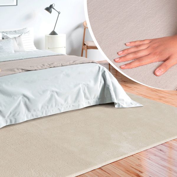 merinos Teppich "Loft 37, Kunstfellteppich" rechteckig 16 mm Höhe weich und günstig online kaufen