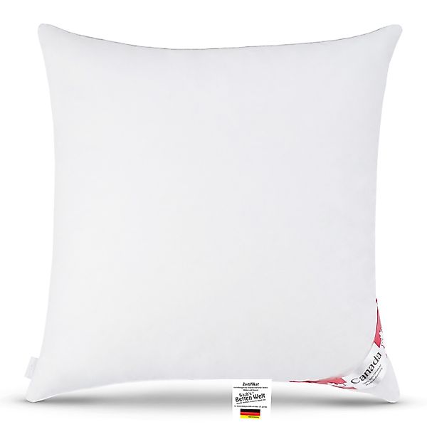 Canada Kopfkissen Daunenkissen Kopfkissen Quattro 80x80 günstig online kaufen