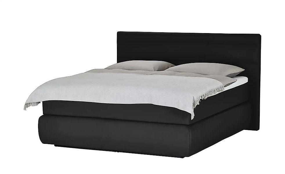Wohnwert Boxspringbett   Dormian Bolge High ¦ schwarz ¦ Maße (cm): B: 180 H günstig online kaufen