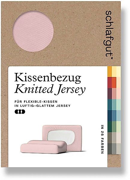 Schlafgut Kissenbezug »Pure flexibler Kissenbezug für Nackenstützkissen«, ( günstig online kaufen